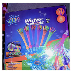 1110 Pack Water Balloons, Multicolor Fast Self Filling Water Bombs